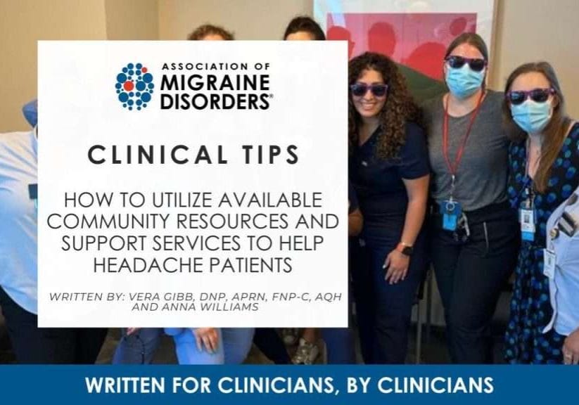 How to Utilize Available Community Resources and Support Services to Help Headache Patients